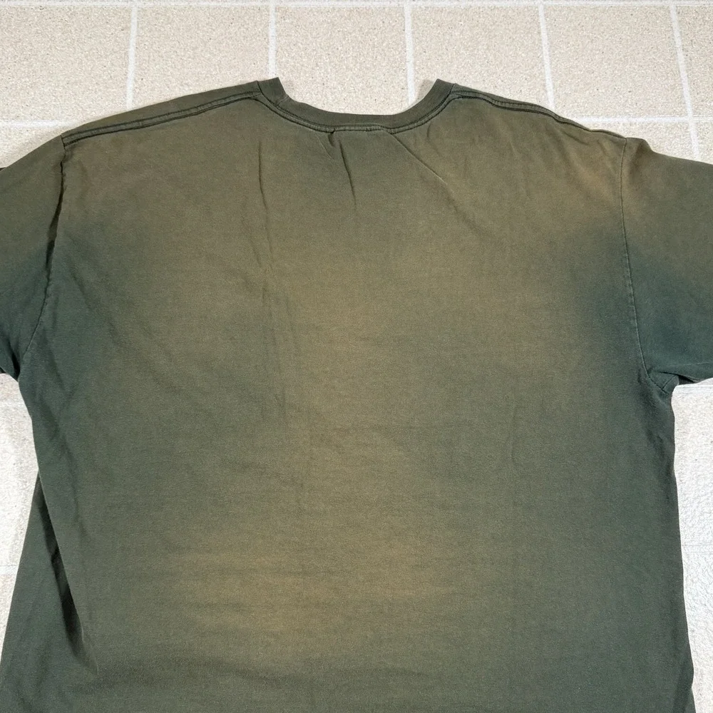 Vintage Y2K 2005 Mickey's Malt Liquor Big Mouth Green T-Shirt Size 2XL Sun Fade